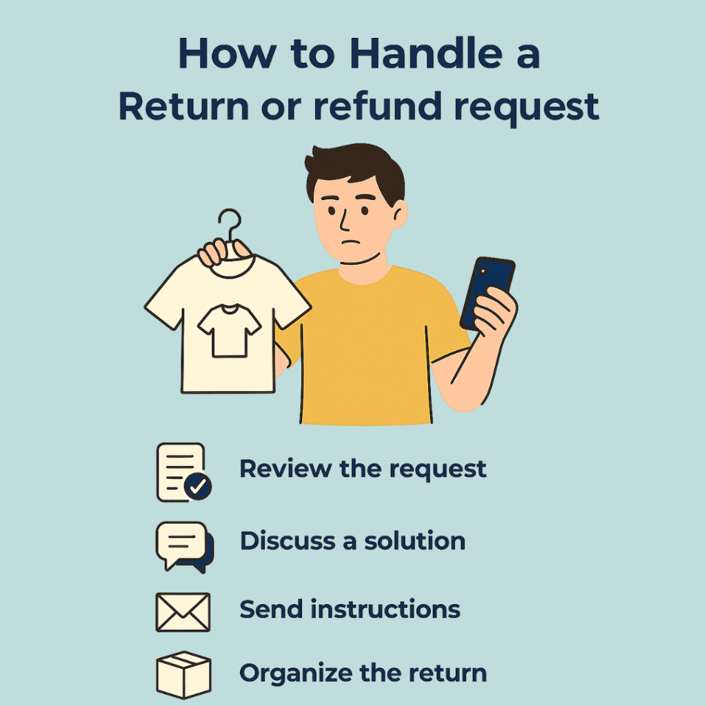 How to Handle a Return or Refund Request (Step-by-Step)